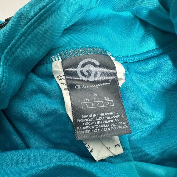 C9 by Champion Tempo Teal Knit Premium Running Shorts Size Small Athletic Gym - Picture 4 of 8